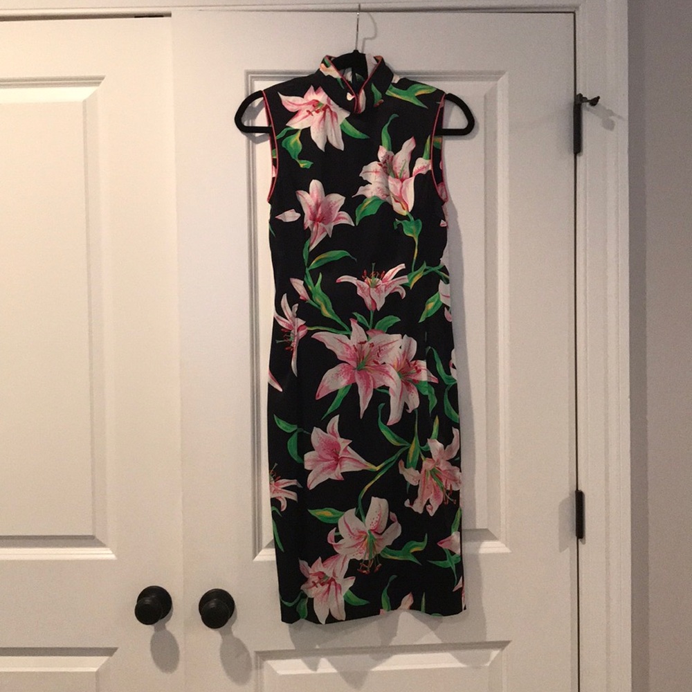 Dolce & Gabbana Silk kimono neck dress